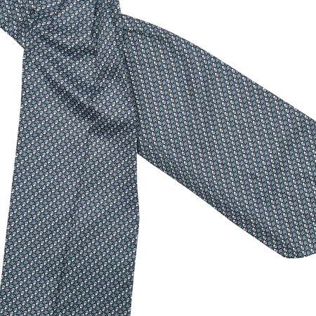 Cravata matase ASCOT STEFANO, Gri Negru [2]