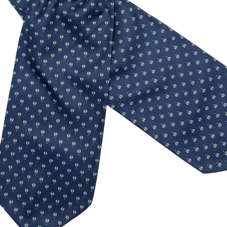 Cravata matase ASCOT FRANCO, Bleumarin [1]