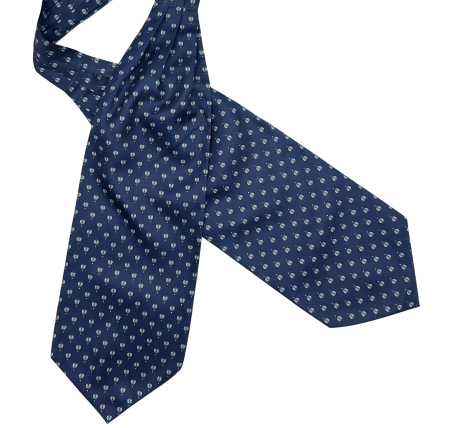 Cravate Ascot - Cravata matase ASCOT FRANCO, Bleumarin