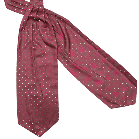 Cravate Ascot - Cravata matase ASCOT HEARTS, Bordo