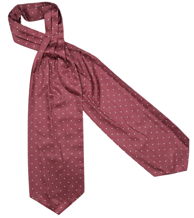 Cravata matase ASCOT HEARTS, Bordo [2]