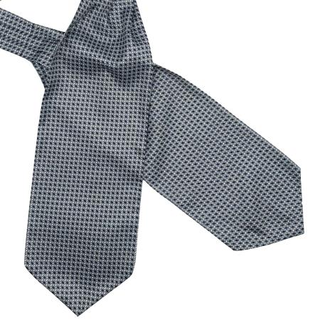 Cravate Ascot - Cravata matase ASCOT HENRY, Negru Alb