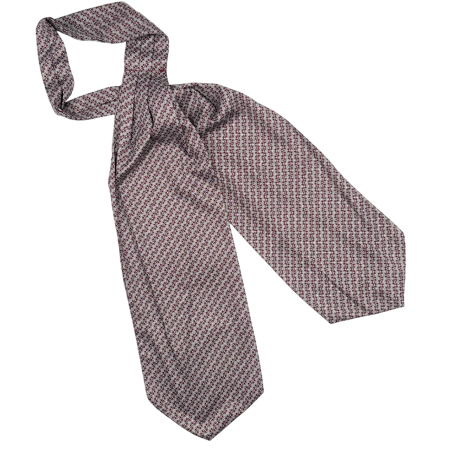 Cravata matase ASCOT ANCHOR, Bordo [2]
