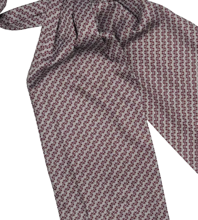 Cravata matase ASCOT ANCHOR, Bordo [1]