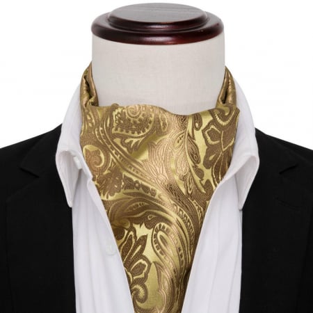Cravata matase ASCOT ROLAND, Negru/ Alb [3]