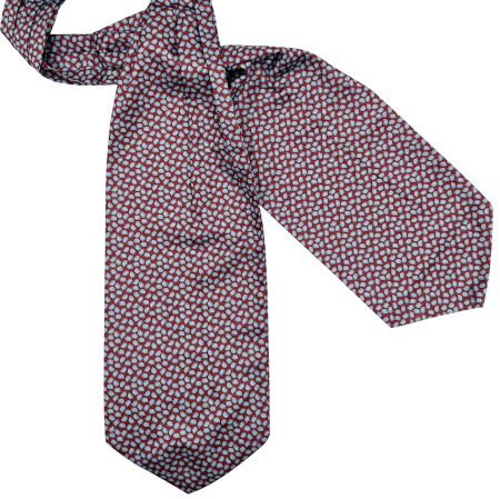 Cravate Ascot - Cravata matase ASCOT HENRY, gri Bleumarin
