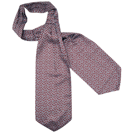 Cravata matase ASCOT HENRY, gri Bleumarin [2]