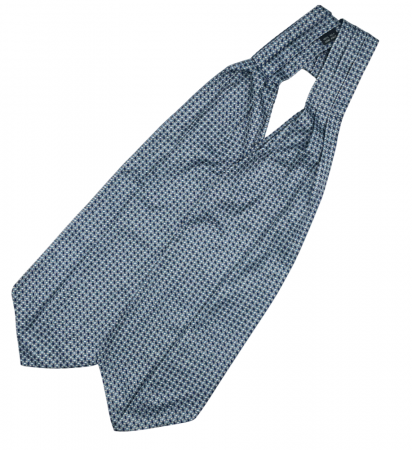 Cravate Ascot - Cravata matase ASCOT HENRY, gri Bleumarin
