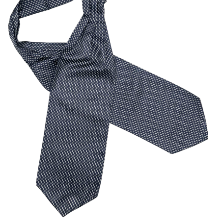 Cravate Ascot - Cravata matase ASCOT FRANKLIN, Bleumarin