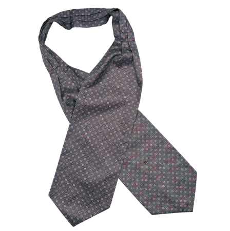 Cravata matase ASCOT TOMMASO, Bordo Verde [2]