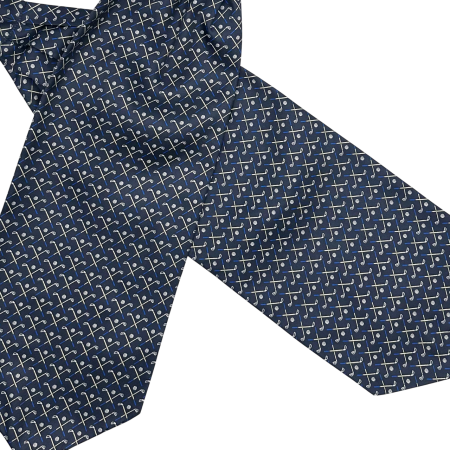 Cravata matase ASCOT RORY, Bleumarin [1]