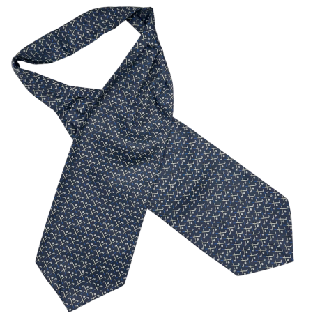 Cravata matase ASCOT RORY, Bleumarin [2]
