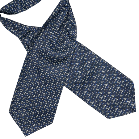 Cravate Ascot - Cravata matase ASCOT RORY, Bleumarin