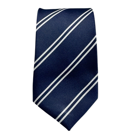 Cravata slim cu dungi fine TODD, Albastru navy [1]