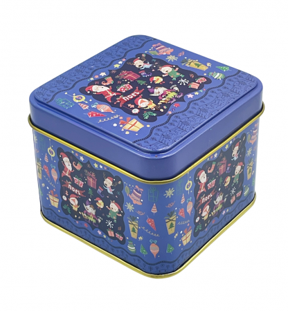 Cravata SNOWMAN in cutie metal, Rosu [2]