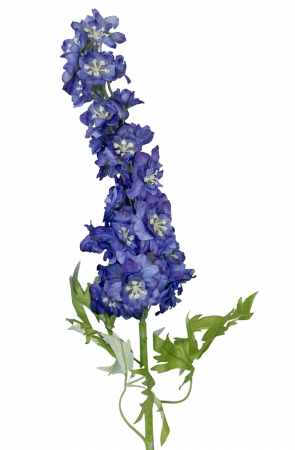 De Vara - Creanga cu flori artificiale KARRA, Albastru, 80cm