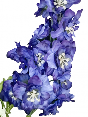 Creanga cu flori artificiale KARRA, Albastru, 80cm [1]