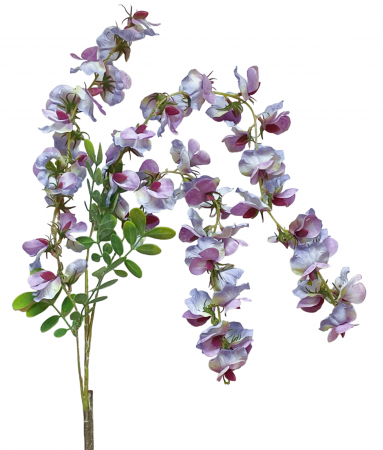 Flori Artificiale - Creanga Glicina artificiala WILMA, Mov, 100cm