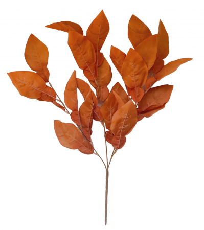 DE TOAMNA - Creanga cu frunze artificiale CHARM, Portocaliu, 50cm