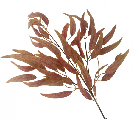 DE TOAMNA - Creanga cu frunze artificiale WILLOW, Ruginiu, 63cm