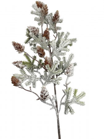 CRENGUTE & PICK-URI - Creanga decor Craciun cu brad si conuri FROZEN