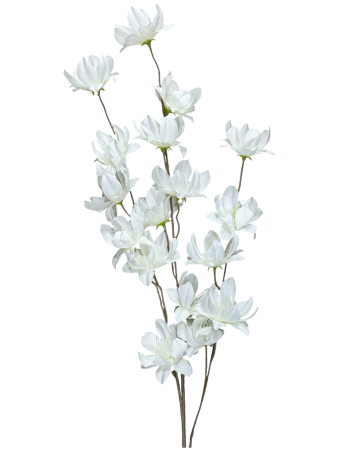 Flori Artificiale - Creanga decorativa cu flori BLOSSOM - Alb, 100 cm