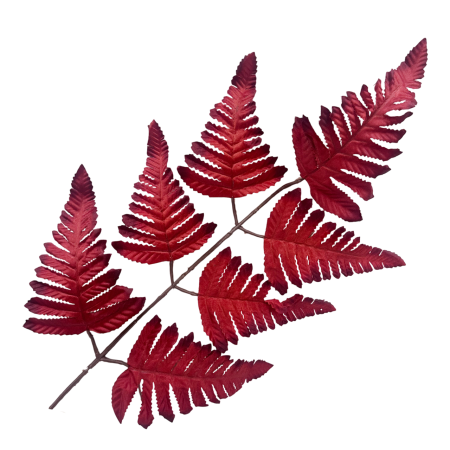 CASA & DECOR - Creanga decorativa cu frunze SIENNA - Burgundy