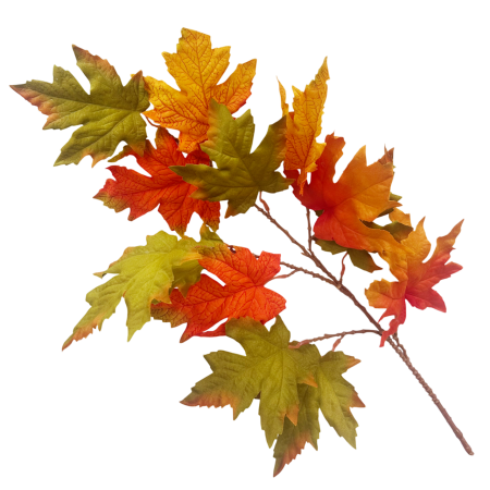 Creanga decorativa de toamna cu frunze AUTUMN