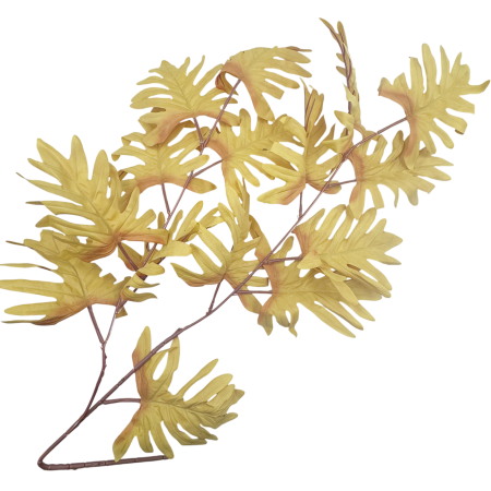 CASA & DECOR - Creanga decorativa cu frunze AUTUMN - Ocru
