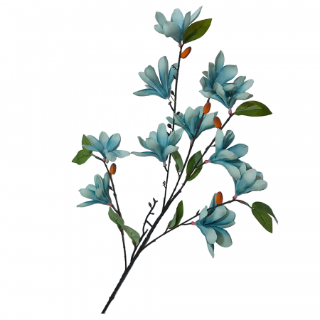 Magnolie artificiala FRANCINE, Albastru, 85cm [1]