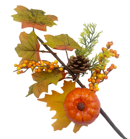 Crenguta decorativa cu dovleci AUTUMN PUMPKIN [2]