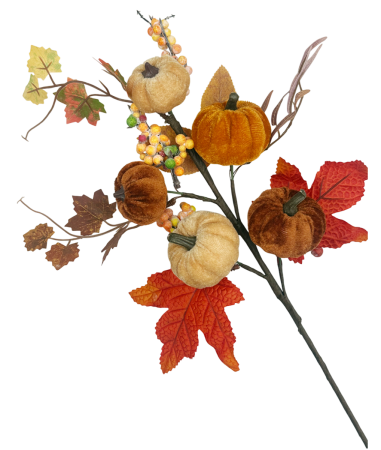 Crenguta Decor de Toamna VELVET, 55cm [2]