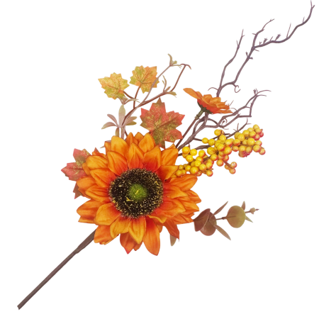 De Sezon - Crenguta decorativa cu floarea soarelui AUTUMN SUN