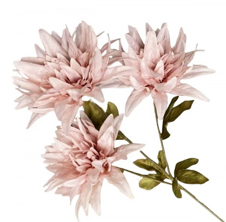 DE TOAMNA - Fir Crizantema artificiala GRACE, Roz, 75cm