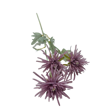 Crizantema artificiala SARAH, Mov, 75cm [1]