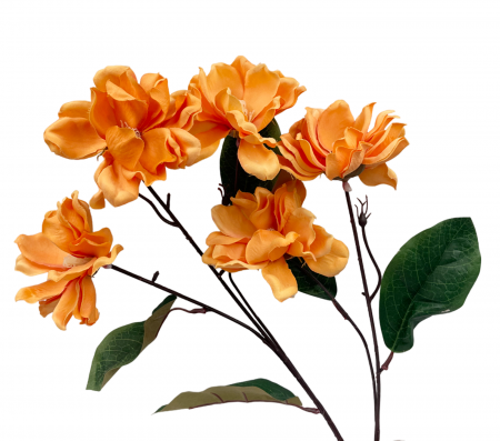 DE TOAMNA - Crizantema artificiala BEAUTY, Portocaliu, 75cm