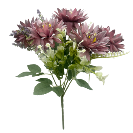Flori Artificiale - Crizanteme artificiale DARLA, Mov, 30cm