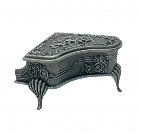 Cutie pentru bijuterii PIANO, Antimoniu, 9x6x5cm [3]