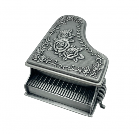 Cutie pentru bijuterii PIANO, Antimoniu, 9x6x5cm [1]