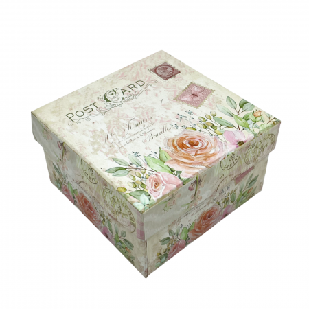 Cutie cadou ROSES, 11x11x6.5cm [1]