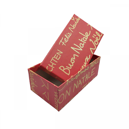 Cutie cadou Craciun JOY, Rosu, 17x10x6.5cm [1]