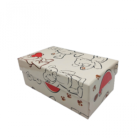Felicitari, Pungi & Cutii Cadouri - Cutie cadou LOVELY BEAR, 17x10x6cm
