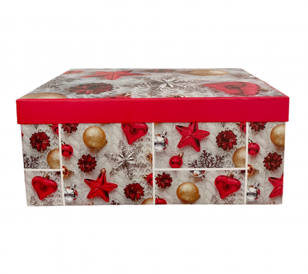 FELICITARI, CUTII SI PUNGI DE CADOU - Cutie de cadou Magic Xmas 32x25x14cm