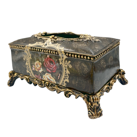 Cutie Decorativa Vintage pentru Servetele COLETTE - Model Floral [1]