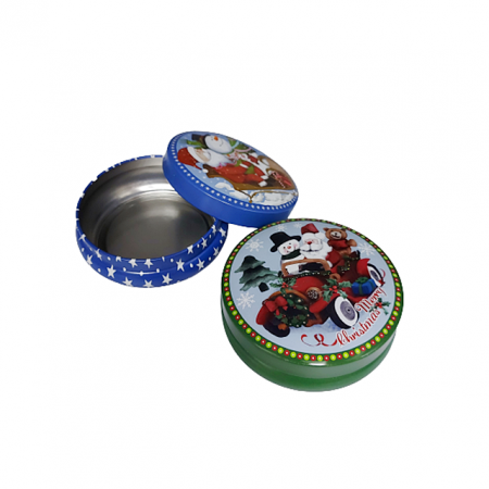 Cutie metal Craciun Joy 8x3.5cm, Set 2 bucati [1]