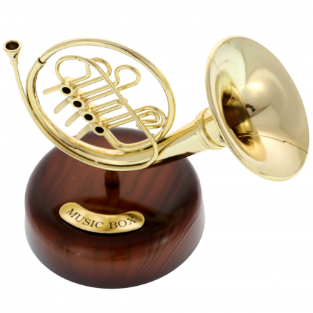 Cutie muzicala FRENCH HORN, 14x13cm [1]