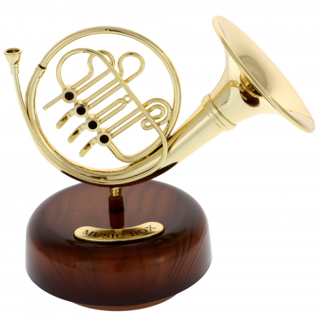 Cutii Muzicale - Cutie muzicala FRENCH HORN, 14x13cm