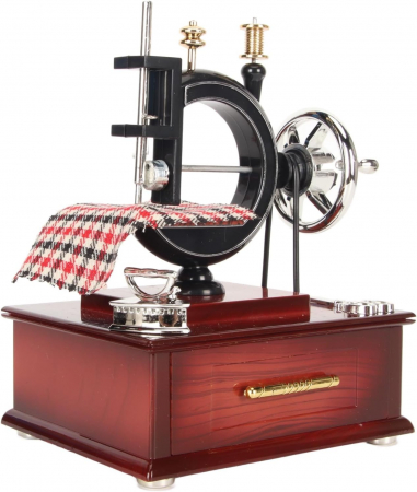 Cutii Muzicale - Cutie muzicala SEWING MACHINE, 15x20cm