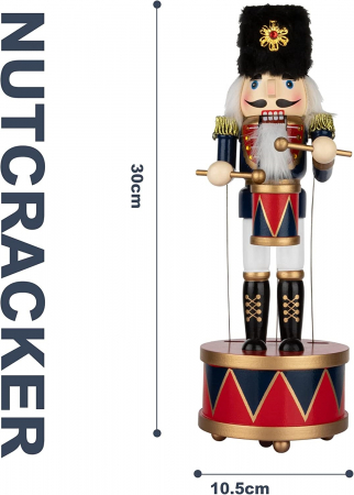 Figurina muzicala Craciun - Spargatorul de Nuci SPENCER, 30cm [3]