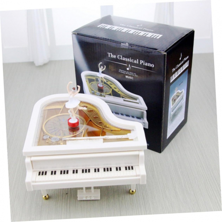 Cutie muzicala Pian MOVING BALLERINA, 20x22x12cm [5]